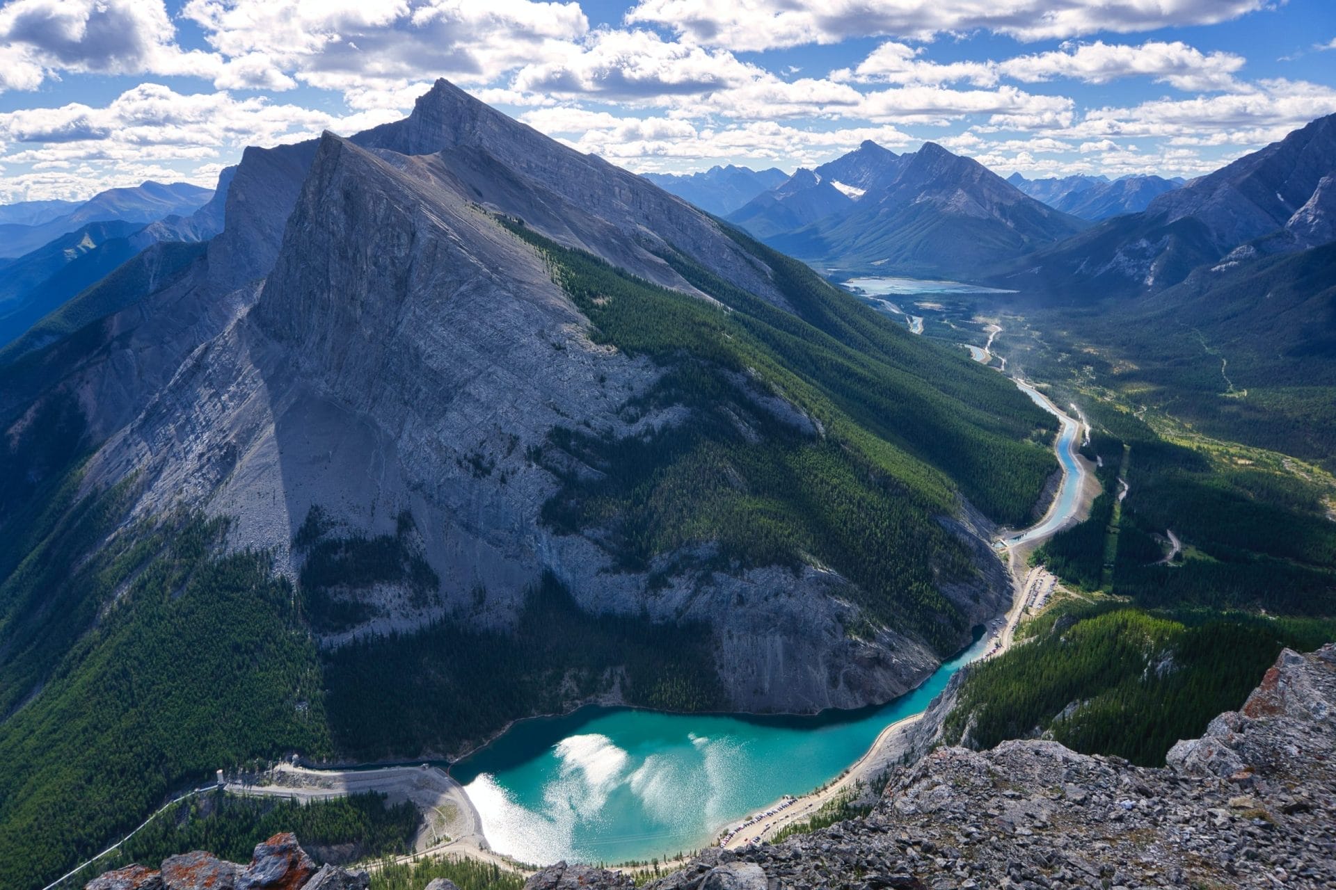 canmore mountain view