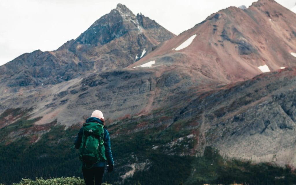 backpacking girl