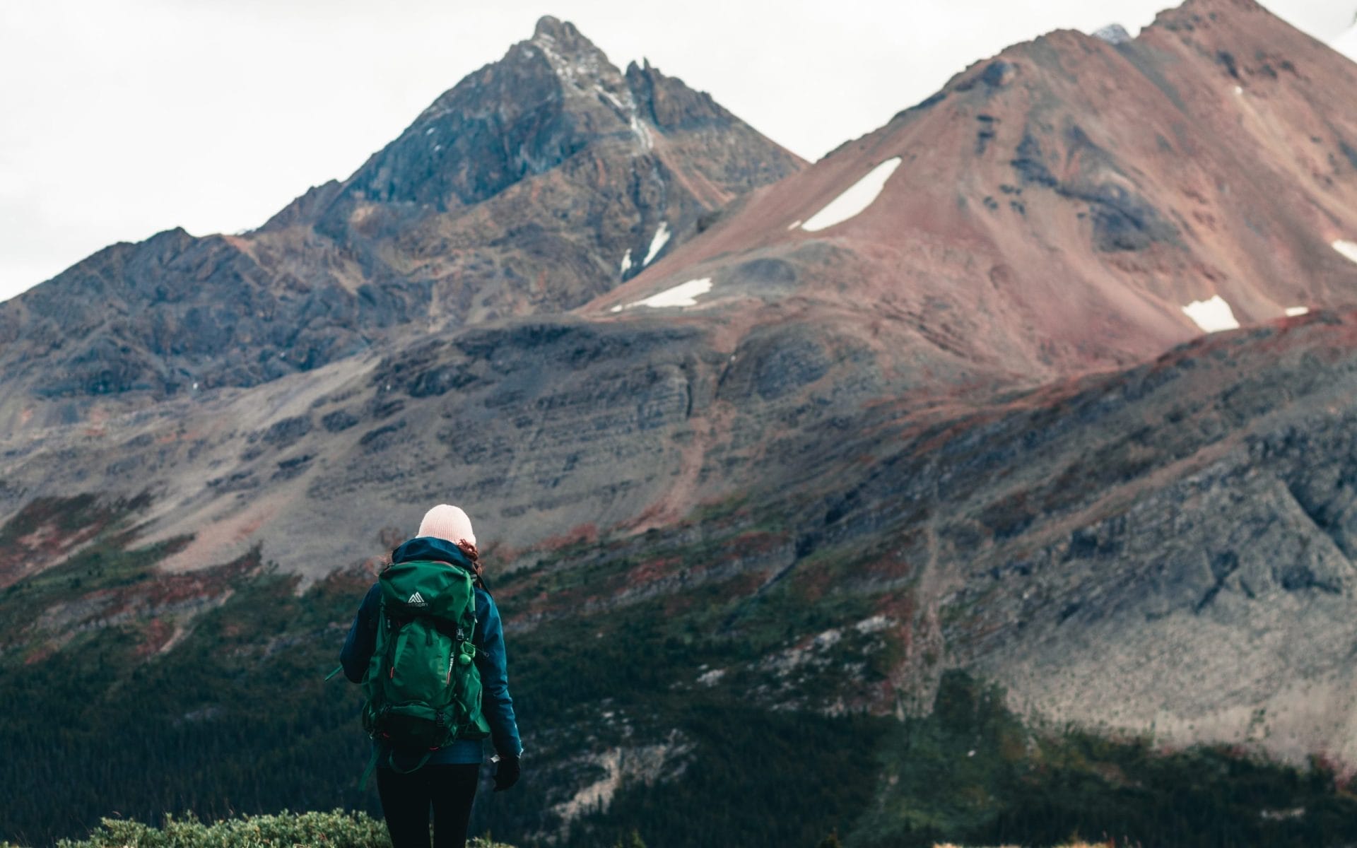 backpacking girl