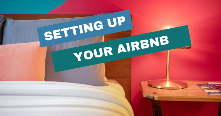 setting up your vacation rental with a background image of the apres