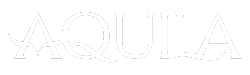 The word "AQUILA" in uppercase white letters with a stylized, decorative font appears on a black background, evoking the mysterious allure of Cultus Grove.